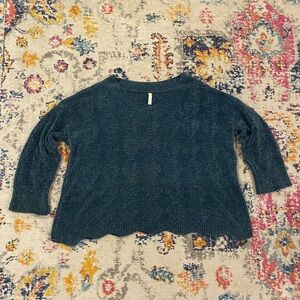 Wishlist Forest Green Textured Sweater